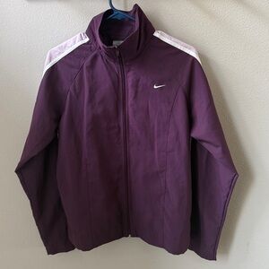 Nike Plum Jacket with White Details